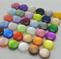 Glass candlelight buttons