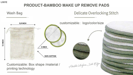 Case 6：Bamboo makeup remover puff